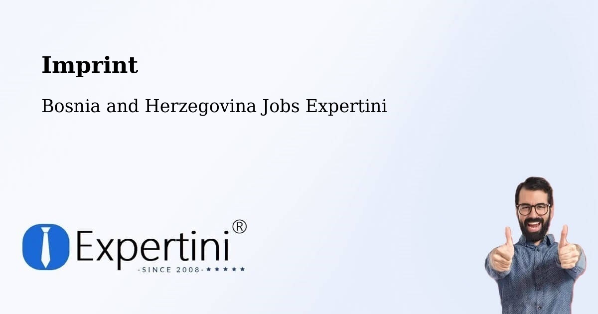 Imprint – Žepče - Bosnia and Herzegovina Jobs Expertini